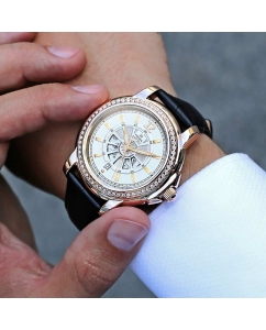 Купить Российские механические золотые наручные часы NIKA 1068.1.1.14A  в E-mobi