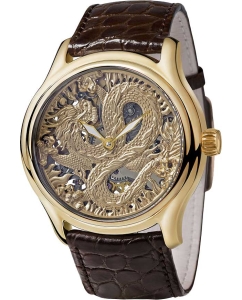 Купить Российские механические золотые наручные часы NIKA 1102.0.3.125 в E-mobi