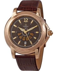 Купить Российские механические золотые наручные часы NIKA 1058.0.1.64A в E-mobi