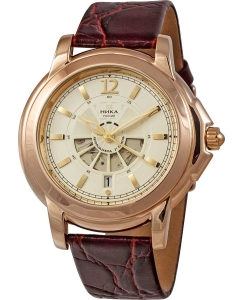 Купить Российские механические золотые наручные часы NIKA 1058.0.1.44A в E-mobi