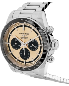 Купить Швейцарские механические наручные часы Longines L3.835.4.32.6 с хронографом  в E-mobi