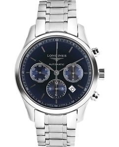 Купить Швейцарские механические наручные часы Longines L2.759.4.92.6 с хронографом в E-mobi