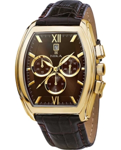 Купить Российские золотые наручные часы NIKA 1264.0.3.63A с хронографом в E-mobi