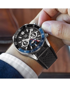 Купить Швейцарские механические наручные часы TAG Heuer Carrera CBG2A1Z.FT6157 с хронографом  в E-mobi