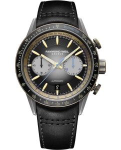 Купить Швейцарские механические спортивные титановые наручные часы Raymond Weil 7780-TB3-20423 с хронографом в E-mobi