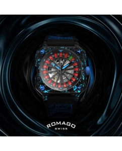 Купить Швейцарские механические наручные часы ROMAGO RM085-0557PL-BUBU-6  в E-mobi
