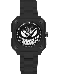 Купить Швейцарские механические керамические наручные часы ROMAGO RM113-BK в E-mobi
