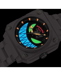 Купить Швейцарские механические керамические наручные часы ROMAGO RM113-PK  в E-mobi