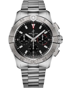 Купить Швейцарские механические наручные часы Breitling AB0146101B1A1 с хронографом в E-mobi