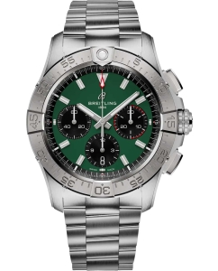 Купить Швейцарские механические наручные часы Breitling AB0146101L1A1 с хронографом в E-mobi