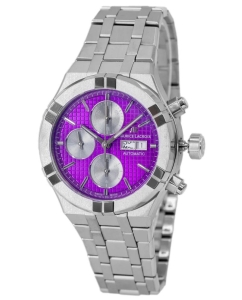 Купить Швейцарские механические титановые наручные часы Maurice Lacroix AI6038-TT032-430-1 с хронографом в E-mobi