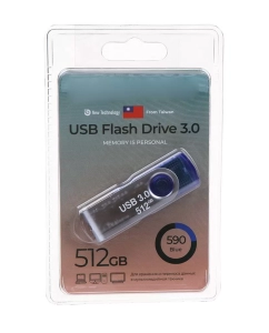 Купить Флешка Exployd 590 512ГБ Blue (EX-512GB-590-Blue) в E-mobi