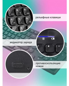 Купить Комплект клавиатура и мышь Smartbuy ONE 250288AG Black  в E-mobi