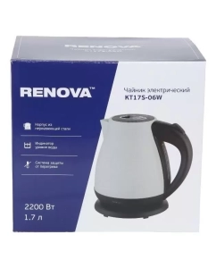 Купить Электрочайник Renova Kt 17s-06w 1,7 л бежевый в E-mobi