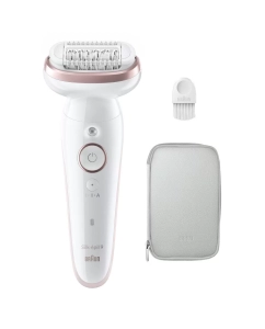 Купить Эпилятор Braun Silk-epil SES9-000 белый, розовый в E-mobi