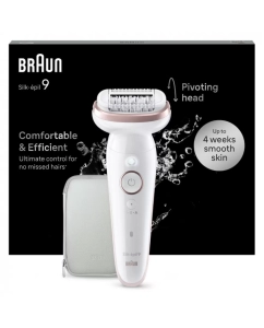 Купить Эпилятор Braun Silk-epil SES9-000 белый, розовый  в E-mobi