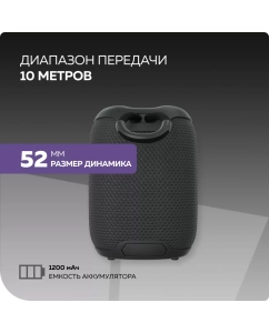 Купить Портативная колонка More Choice BS33 Black  в E-mobi