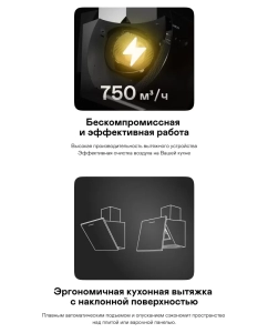 Купить Вытяжка настенная GARLYN СH-60 черная  в E-mobi