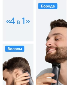 Купить Триммер электрический Braun AIO3500 MS Grey  в E-mobi