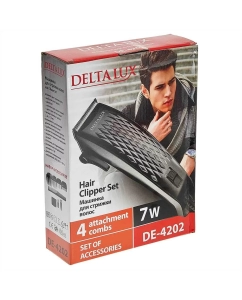 Купить Машинка для стрижки волос Delta DE-4202 Grey  в E-mobi