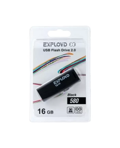 Купить Флешка Exployd 580 EX 16ГБ Black (EX-16GB-580-Black)  в E-mobi