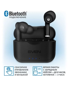 Купить Беспроводные наушники Sven E-702BT Black  в E-mobi
