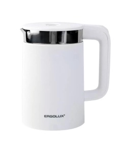 Купить Чайник электрический ERGOLUX ELX-KS11-C01 белый PRO 15329 в E-mobi