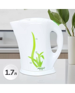 Купить Чайник электрический Atlanta ATH-2305 1.7 л зеленый в E-mobi