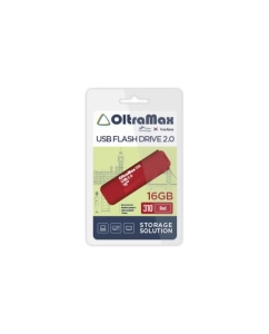 Купить Карта памяти Oltramax USB 16Гб OM-16GB-310 OM-16GB-310 Red в E-mobi
