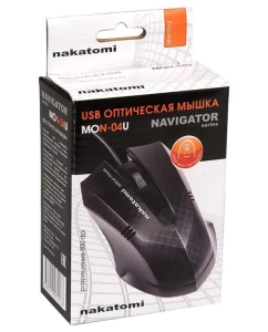 Купить Мышь nakatomi MON-04U Black  в E-mobi