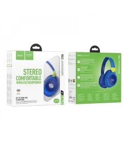 Купить Беспроводные наушники Hoco W43 Adventure Blue  в E-mobi
