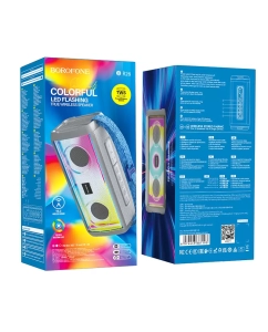 Купить Портативная колонка BOROFONE BR26 Grey, Yellow  в E-mobi