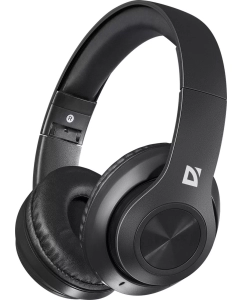 Купить Беспроводные наушники с микрофоном Defender FreeMotion B552 черный, Bluetooth в E-mobi