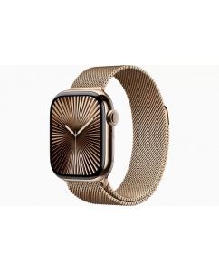 Купить Часы Apple Watch Series 10 Titanium Gold 42mm GPS+Cellular Milanese Loop Gold в E-mobi