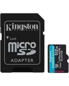 Купить Карта памяти Kingston Canvas Go Plus G4 microSDXC 512 Гб (SDCG4/512GB) в E-mobi