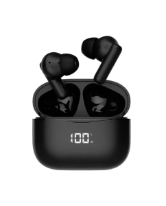 Купить Гарнитура внутриканальная Hyundai H-EP204 черный беспроводные bluetooth (HEP204) в E-mobi