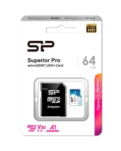 Купить Карта памяти Silicon Power Micro SDXC SP064GBSTXDU3V20AB 64GB  в E-mobi