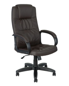 Купить Кресло офисное ЯрКресло Кр81 ТГ ПЛАСТ ЭКО3 (экокожа шоколад) в E-mobi