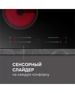 Купить Варочная панель электрическая Zigmund & Shtain CN 53.4 B  в E-mobi