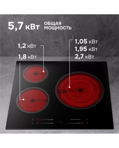 Купить Варочная панель электрическая Zigmund & Shtain CN 53.6 B  в E-mobi