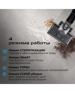 Купить Пылесос RED SOLUTION W3500 серый  в E-mobi
