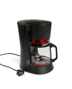 Купить Кофеварка капельного типа Delta LUX DL-8152 Black Red  в E-mobi