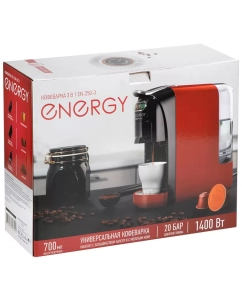 Купить Кофемашина капсульного типа Energy EN-250-3 красный  в E-mobi