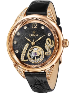 Купить Российские механические золотые наручные часы NIKA 1284.1.1.56A в E-mobi