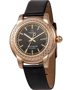 Купить Российские механические золотые наручные часы NIKA 1071.1.1.55A в E-mobi