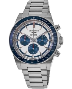 Купить Швейцарские механические наручные часы Longines L3.835.4.98.6 с хронографом в E-mobi