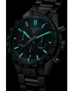 Купить Швейцарские механические наручные часы TAG Heuer Carrera CBN2A1N.BA0643 с хронографом  в E-mobi