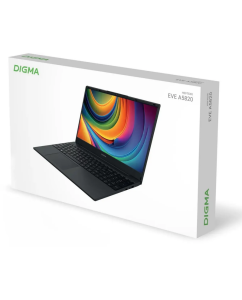 Купить Ноутбук Digma Eve A5820 (DN15R3-8CXW02) Ryzen 3 3200U 8Gb SSD256Gb AMD Radeon 15.6" IPS FHD (1920x1080) Windows 11 Professional black  в E-mobi