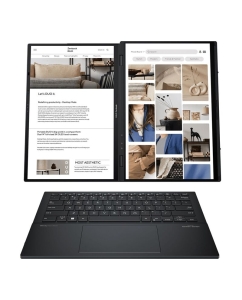 Купить Ноутбук ASUS UX8406CA-QL211X 90NB14X1-M00BD0 Duo Touch 14+14"(1920x1200 + 1920x1200 OLED 16:10)/Touch/Intel Core Ultra 9 285H(2.9Ghz)/32768Mb/1024PCIS  в E-mobi